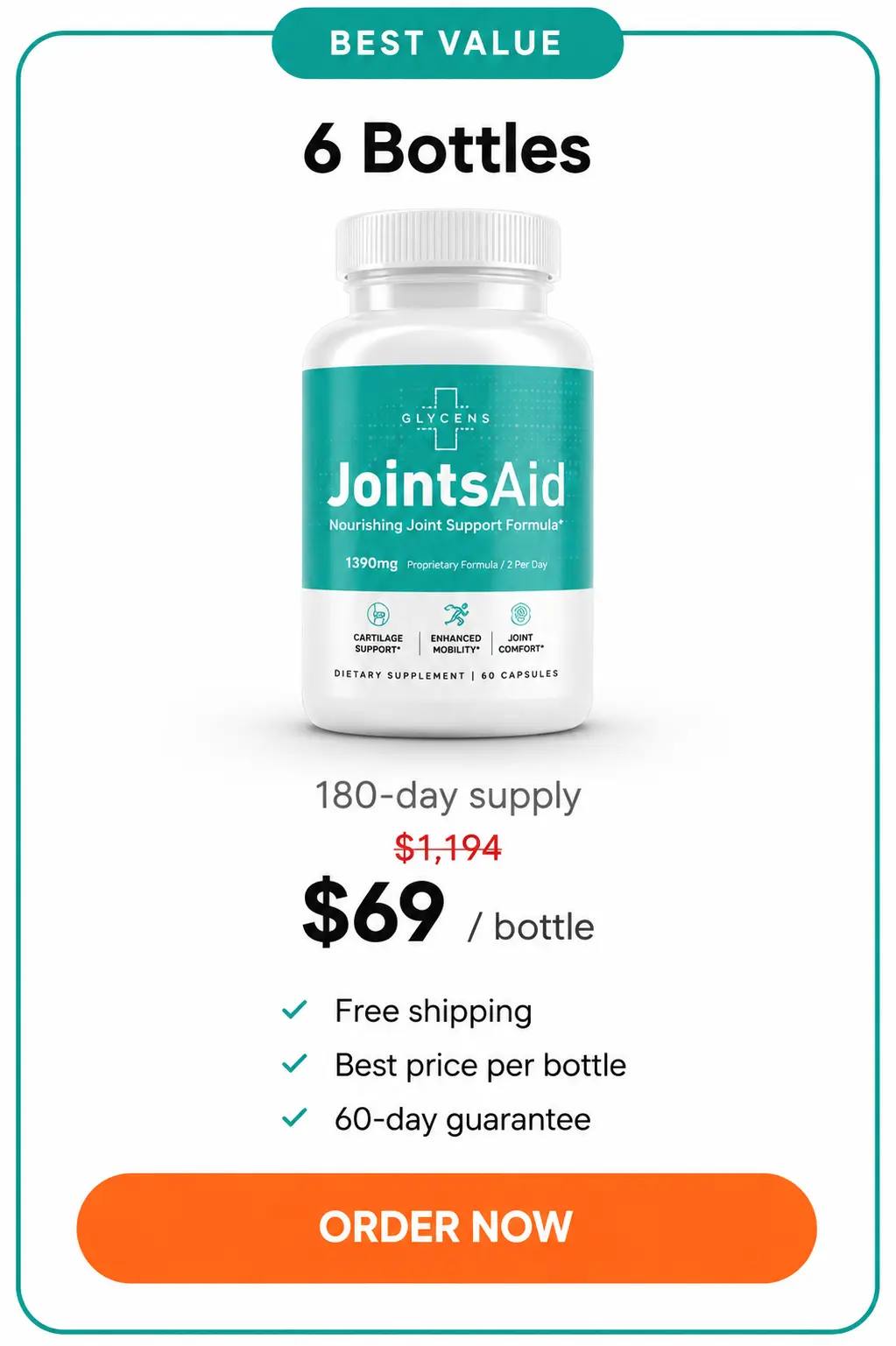 Buy JointsAid 6 Bottle